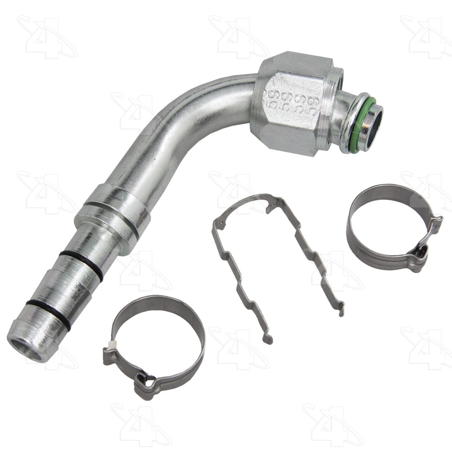 EZ Clip 90 Degree Female O-Ring Hose Repair Fitting Kit