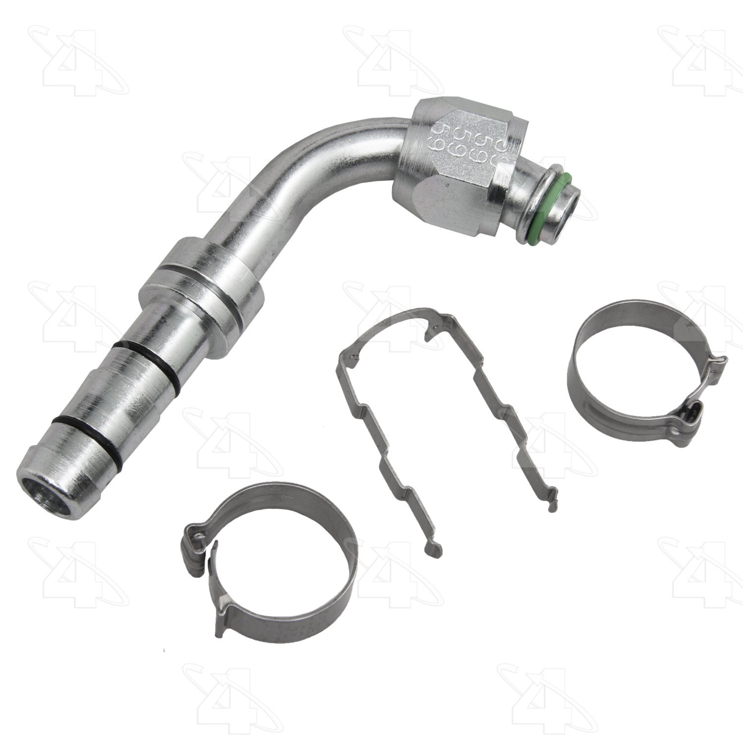 EZ Clip 90 Degree Female O-Ring Hose Repair Fitting Kit