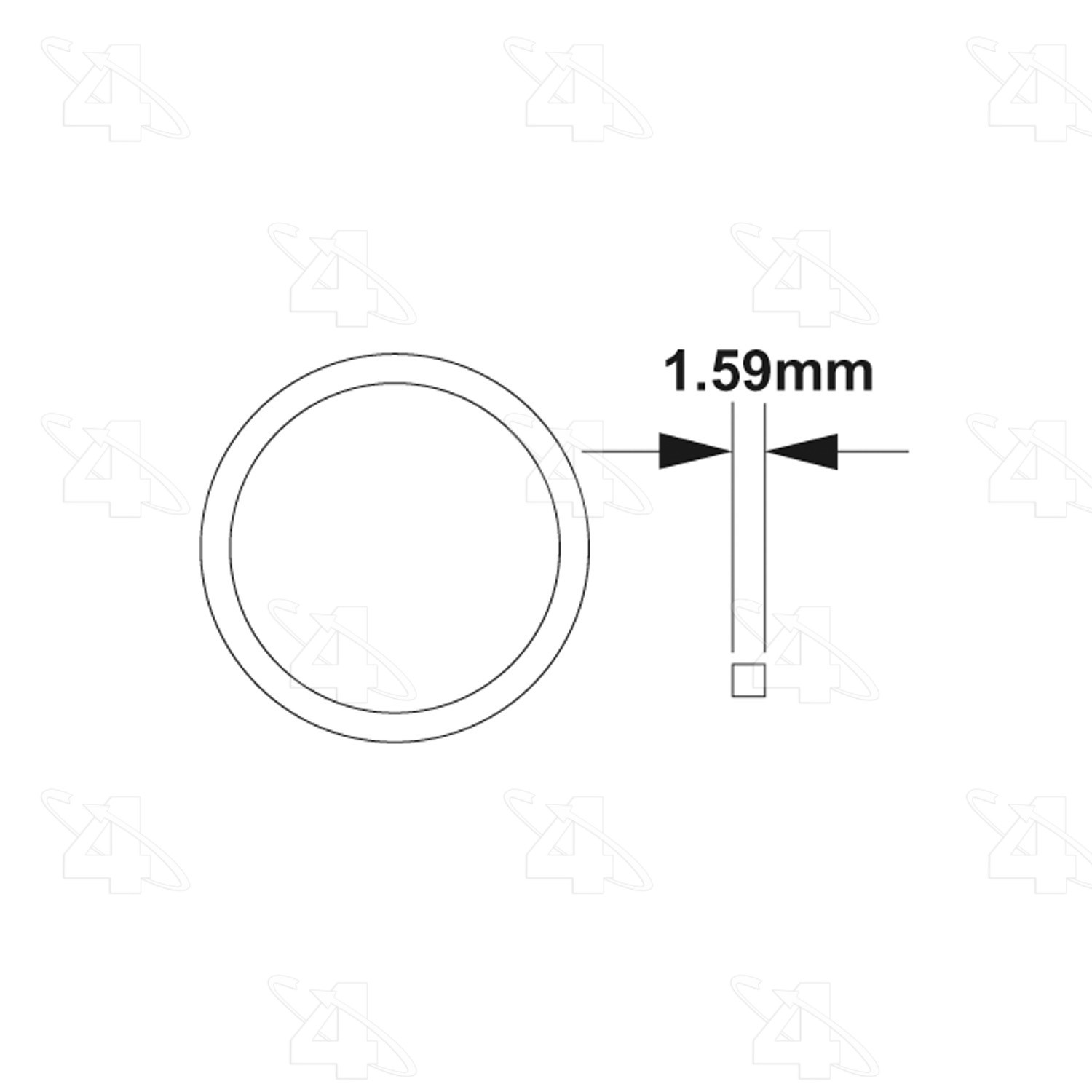 Teflon Seal Rotolock Fitting O-Ring