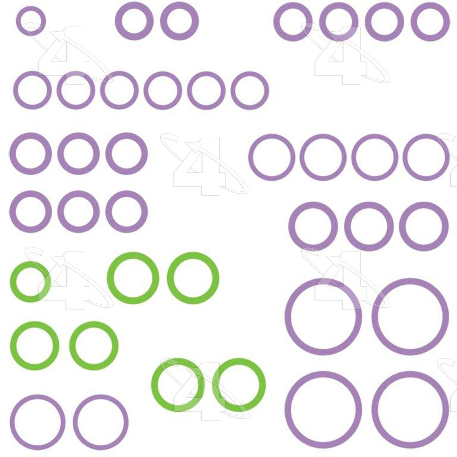 O-Ring & Gasket A/C System Seal Kit