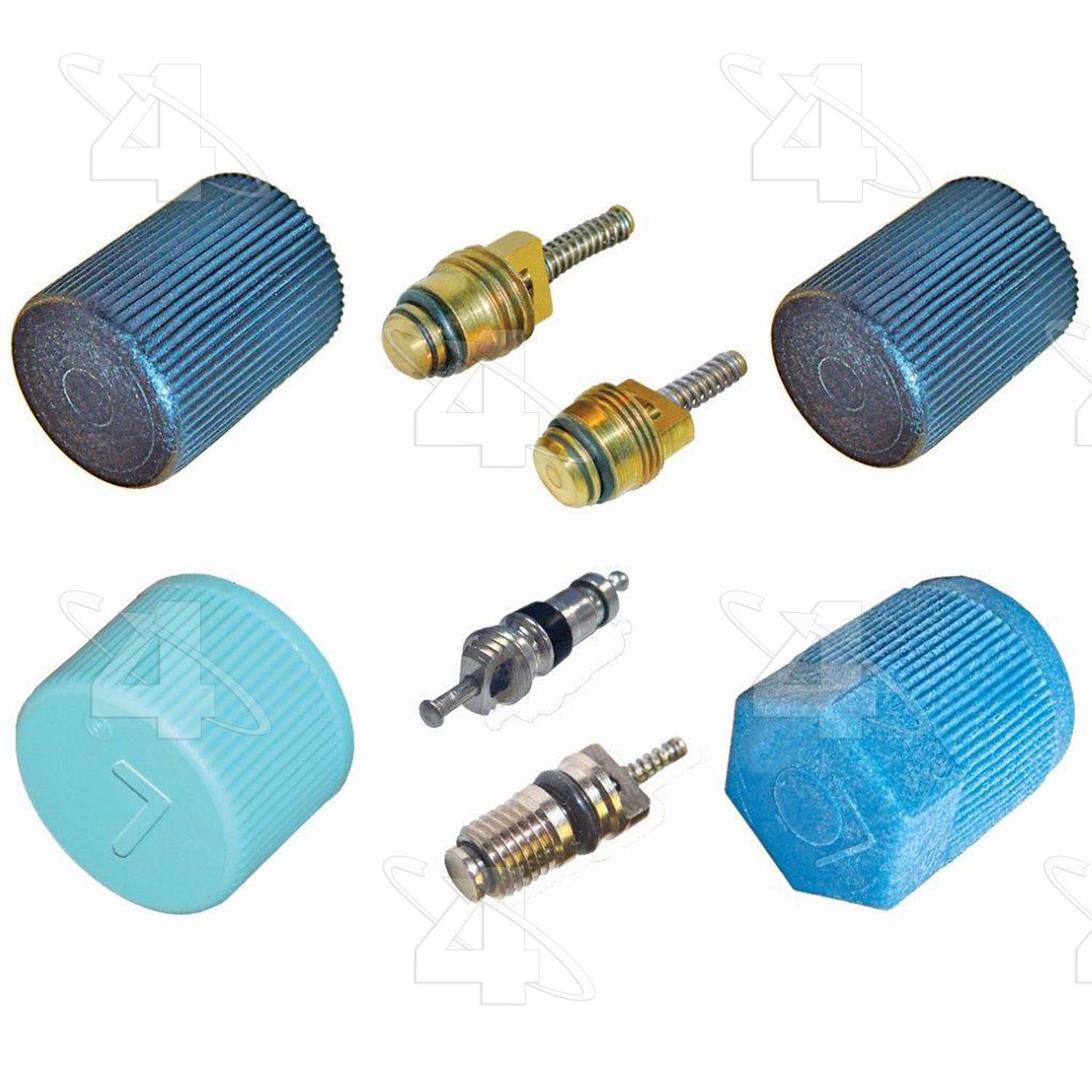 Cap & Valve A/C System Seal Kit