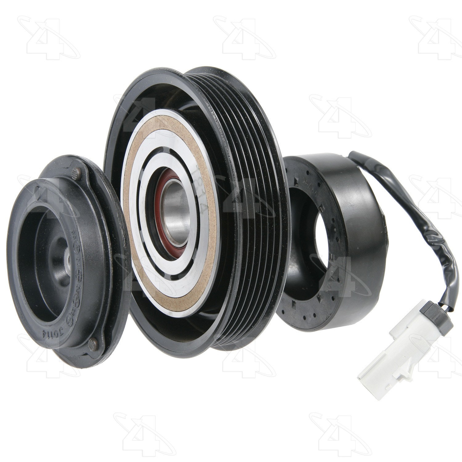 New Nippondenso 10S20C Clutch Assembly w/ Coil