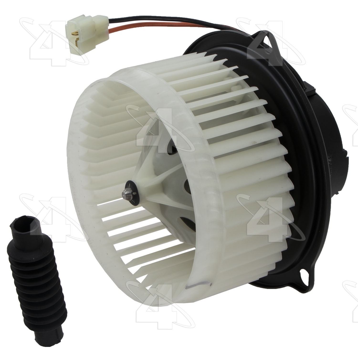 Flanged Vented CW Blower Motor w/ Wheel