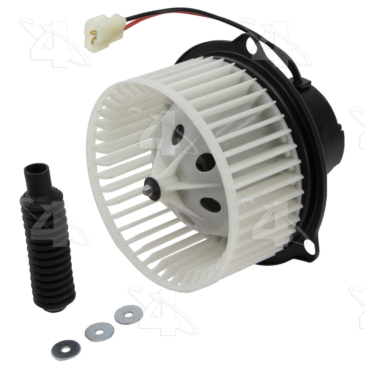 Flanged Vented CW Blower Motor w/ Wheel