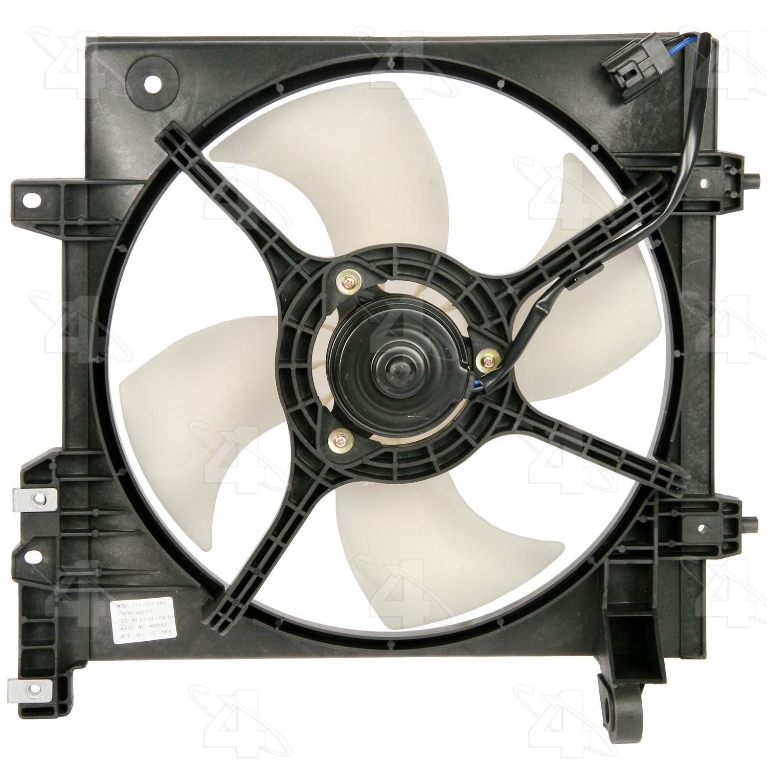 Radiator Fan Motor Assembly