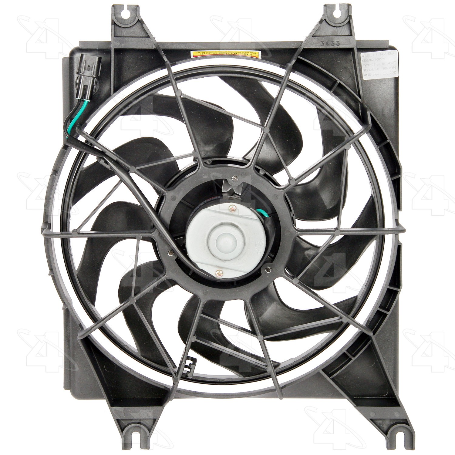 Radiator Fan Motor Assembly