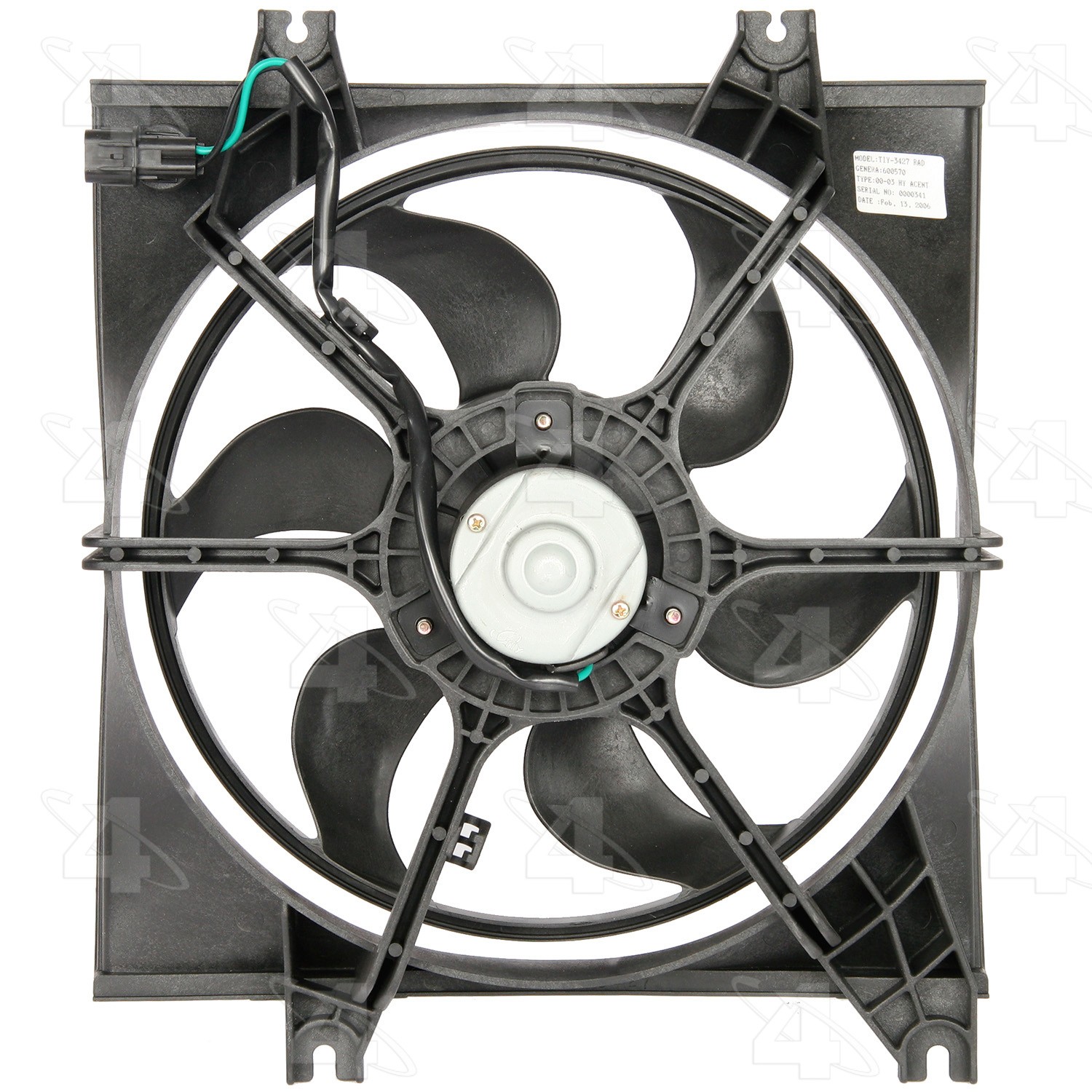 Radiator Fan Motor Assembly