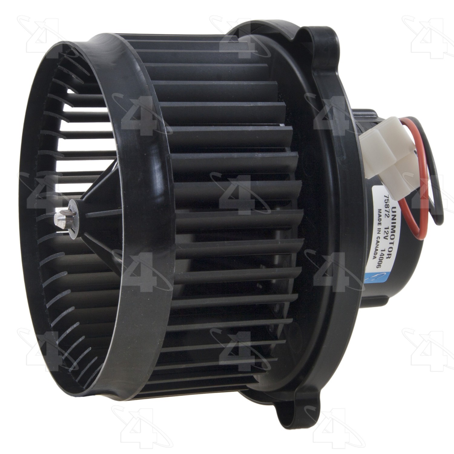 Flanged Vented CCW Blower Motor w/ Wheel