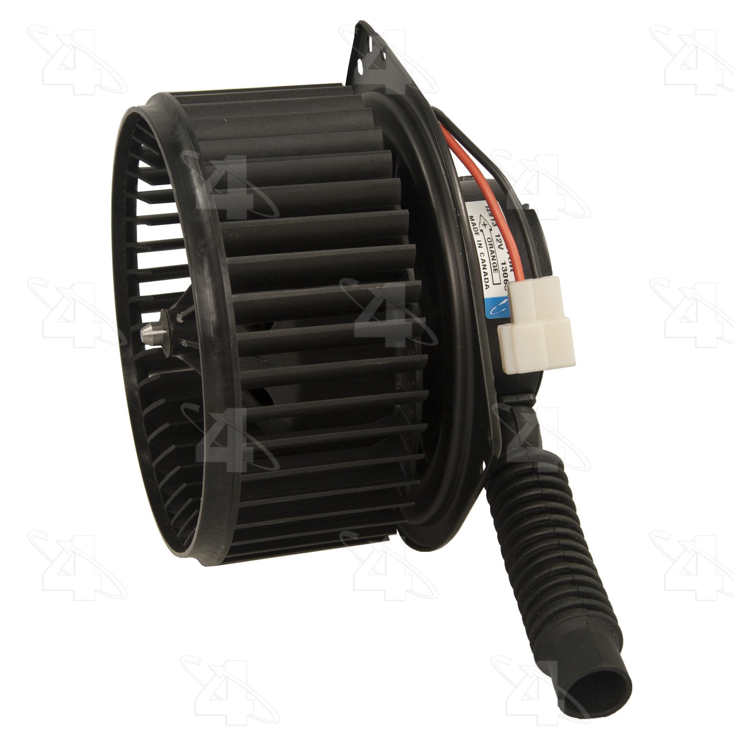 Flanged Vented CCW Blower Motor w/ Wheel