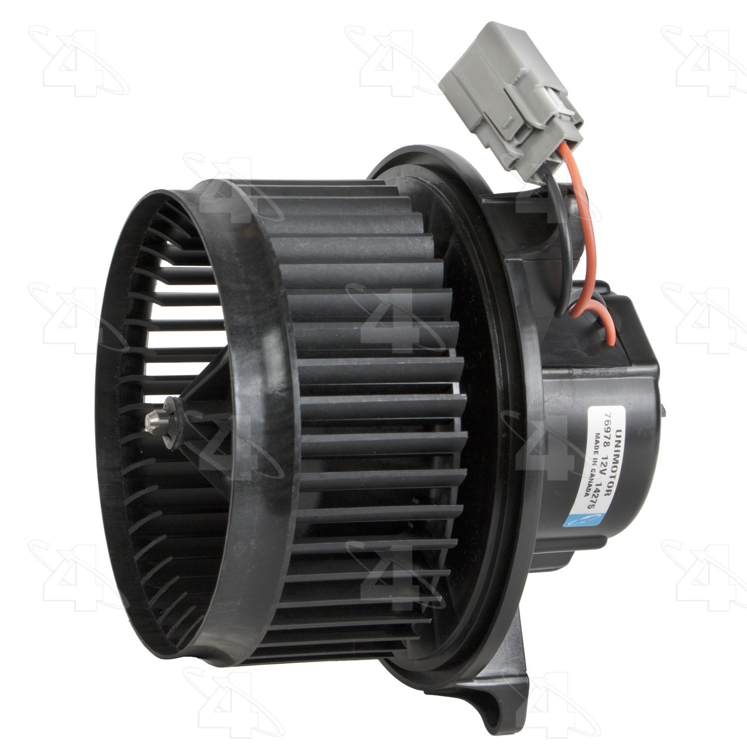 Flanged Vented CCW Blower Motor w/ Wheel