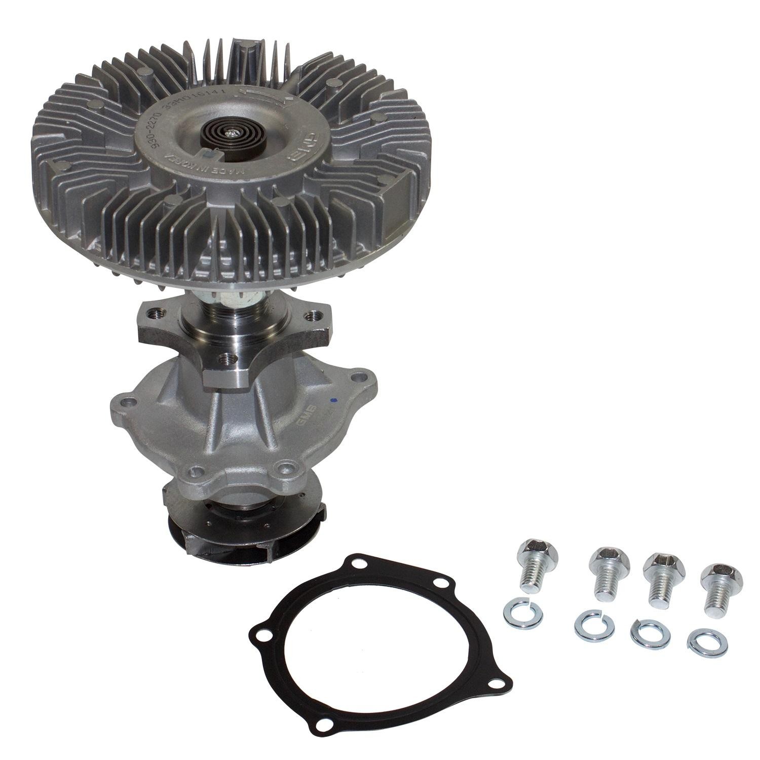 Engine Water Pump with Severe Duty Fan Clutch