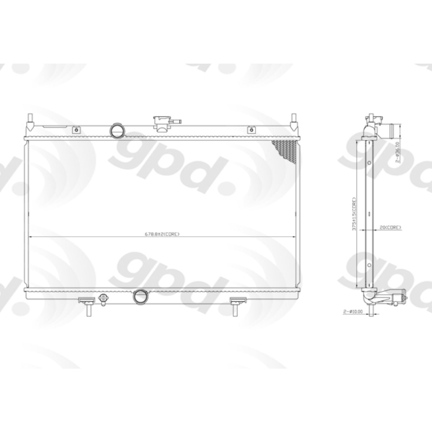 gpd Radiator 13020C