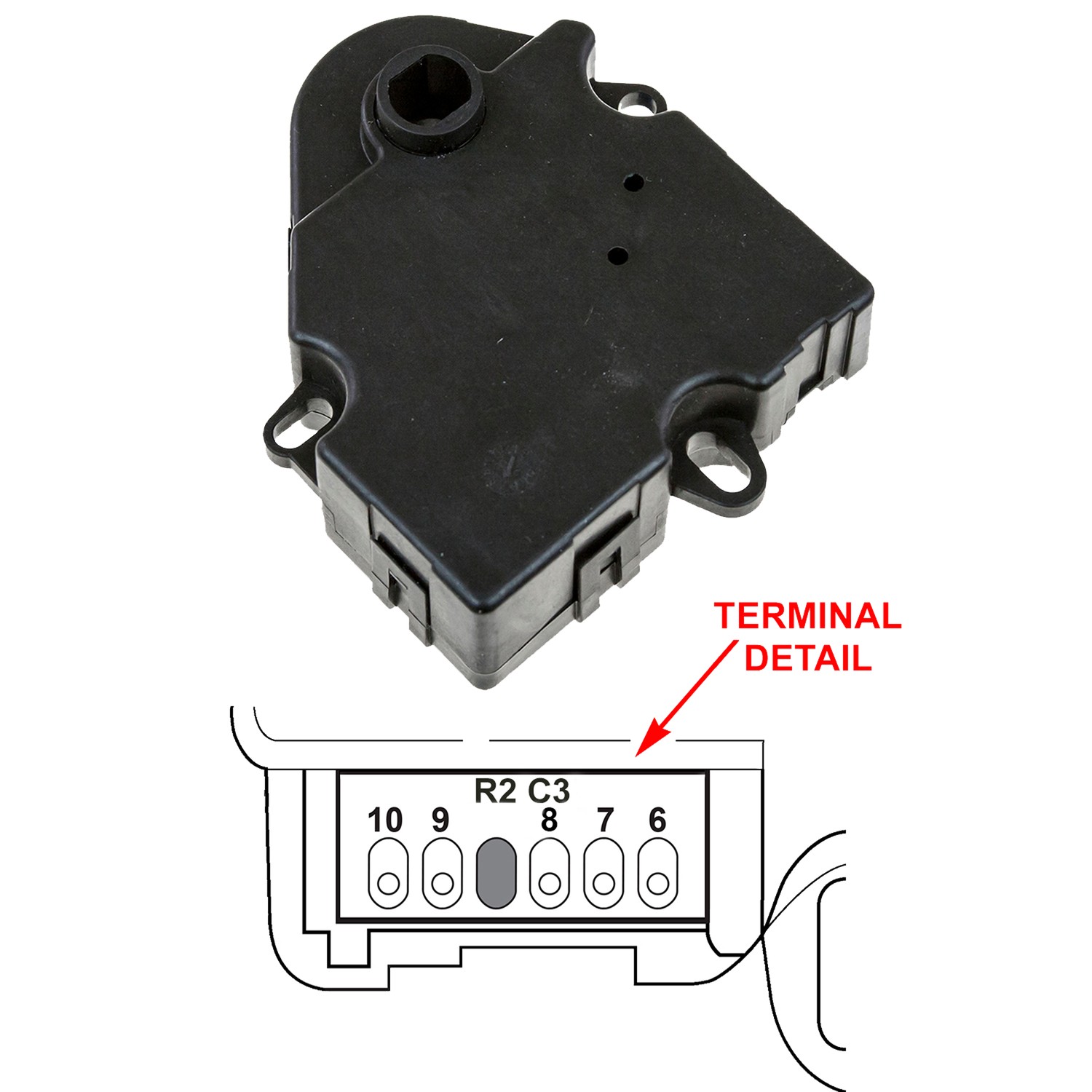 gpd HVAC Actuator 1712065