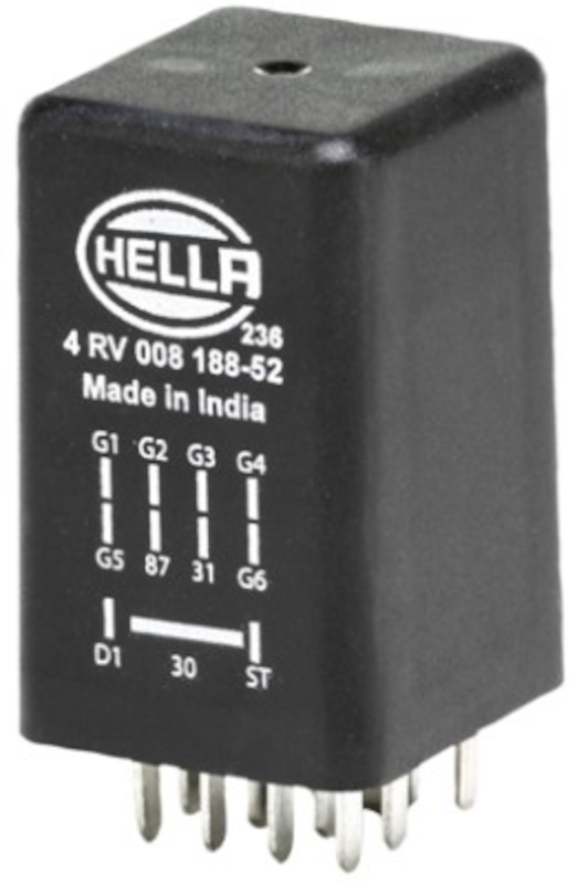 HELLA Diesel Glow Plug Relay 008188521