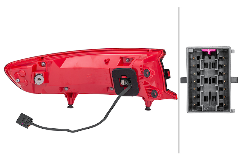 HELLA Tail Light Assembly 011499141