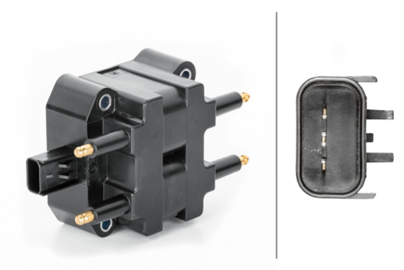 HELLA Ignition Coil 230035681