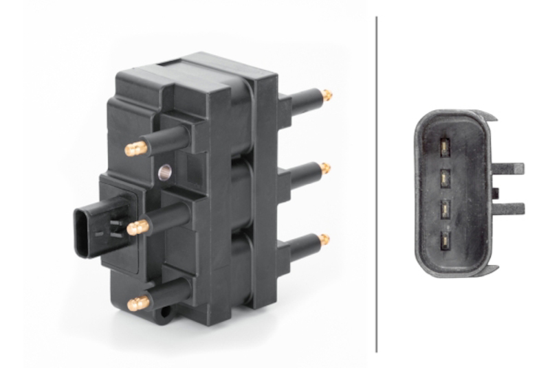 HELLA Ignition Coil 230035741