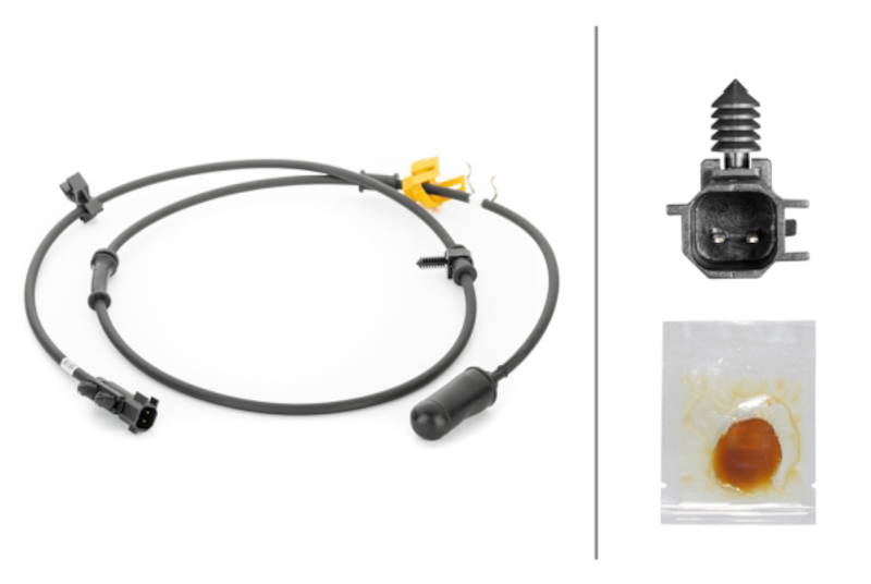 HELLA ABS Wheel Speed Sensor 230040031