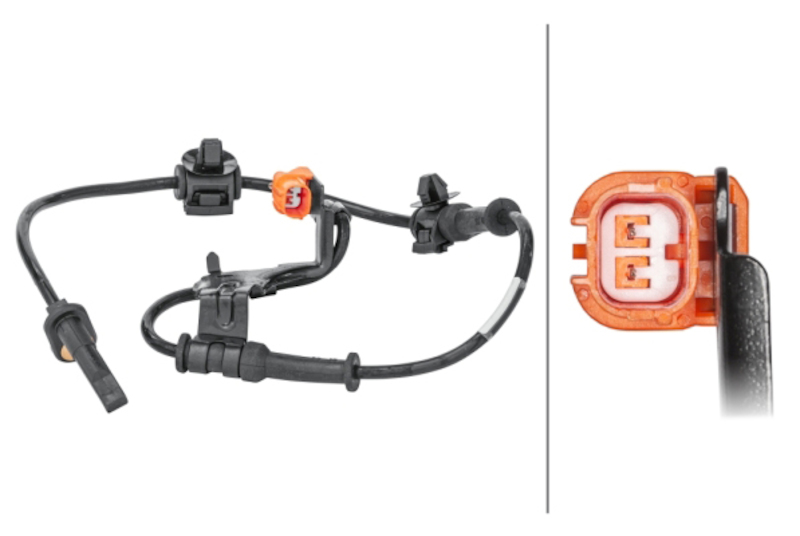 HELLA ABS Wheel Speed Sensor 230040141