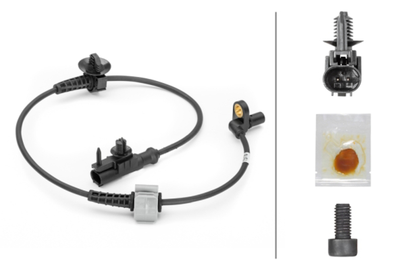 HELLA ABS Wheel Speed Sensor 230040421