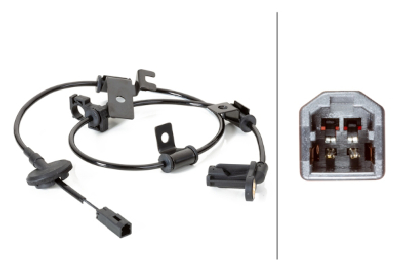 HELLA ABS Wheel Speed Sensor 230040471