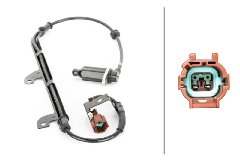 HELLA ABS Wheel Speed Sensor 230040491