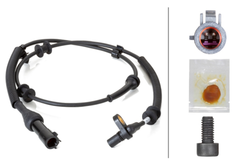 HELLA ABS Wheel Speed Sensor 230040601
