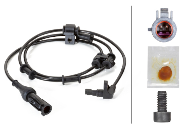 HELLA ABS Wheel Speed Sensor 230040611