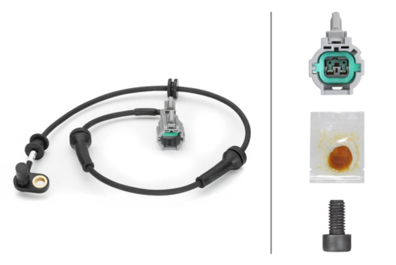 HELLA ABS Wheel Speed Sensor 230040651