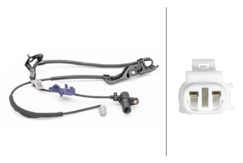 HELLA ABS Wheel Speed Sensor 230040691