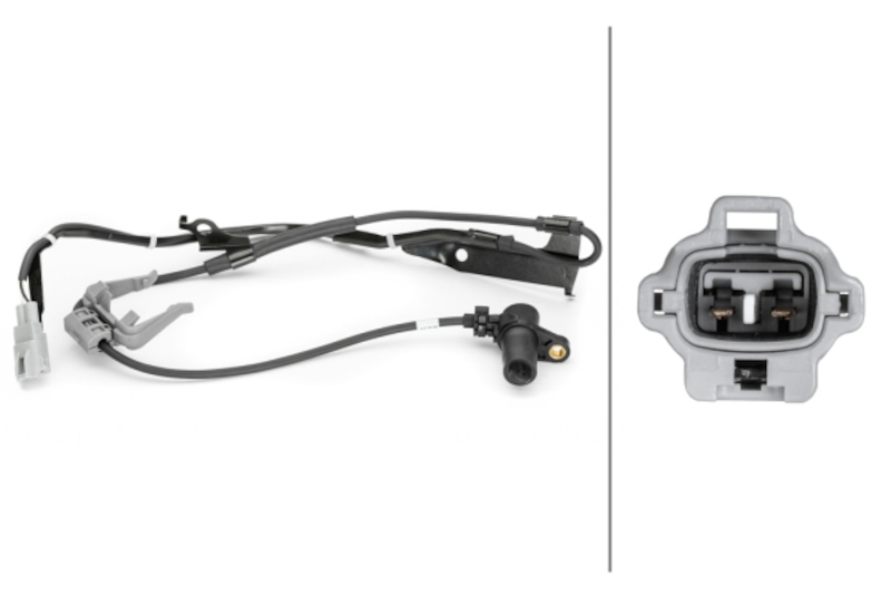 HELLA ABS Wheel Speed Sensor 230040701