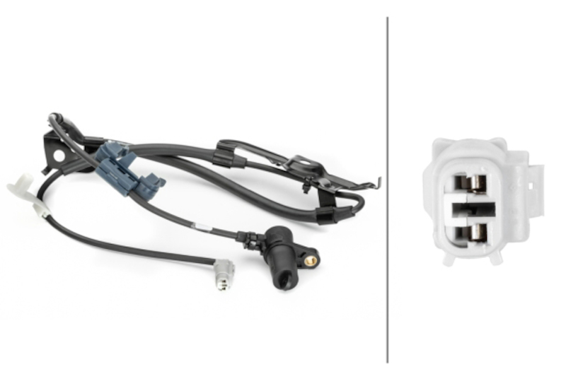 HELLA ABS Wheel Speed Sensor 230040731