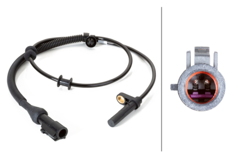 HELLA ABS Wheel Speed Sensor 230040891