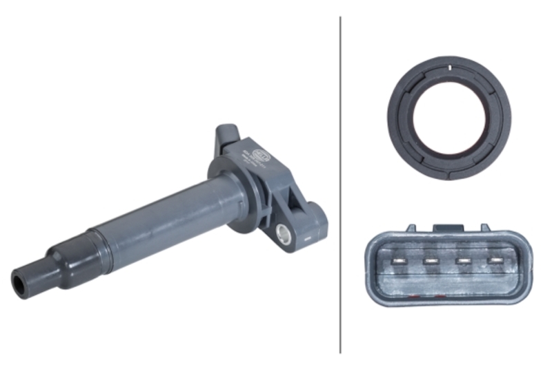 HELLA Ignition Coil 358057211