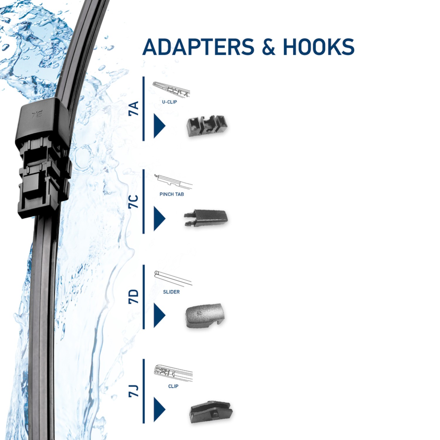 WIPER BLADE 15IN REAR FLAT SINGLE
