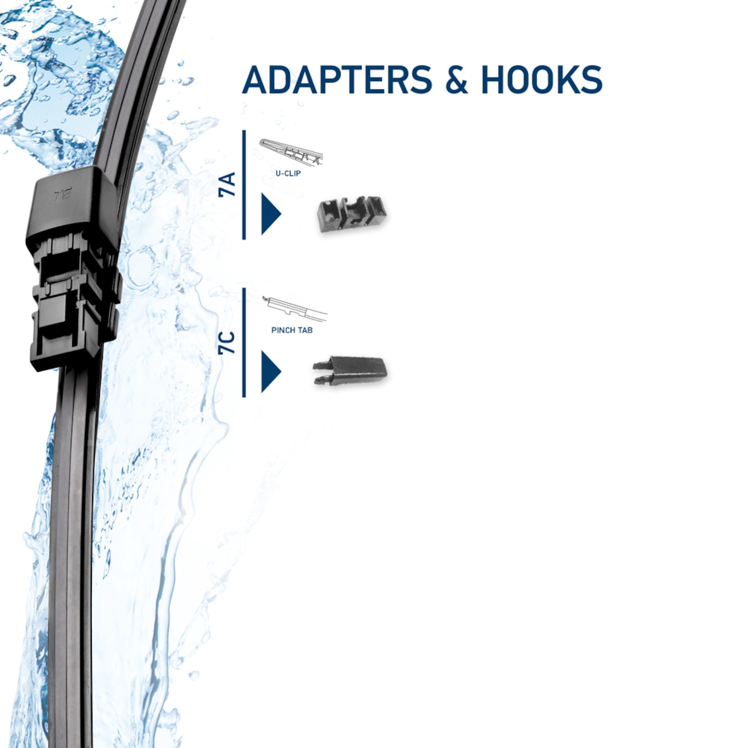 WIPER BLADE 17IN REAR FLAT SINGLE