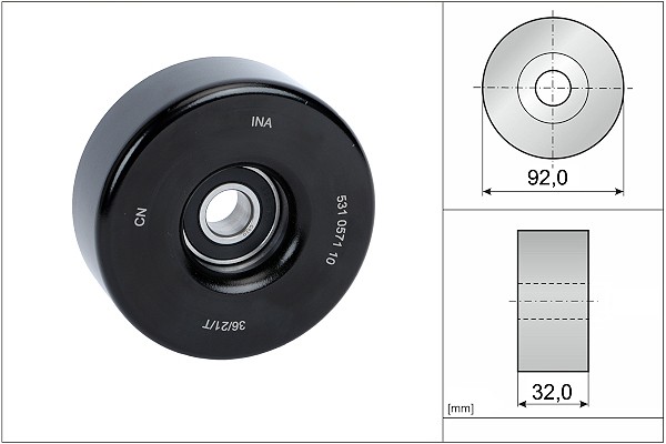 INA BDC FEAD tensioner pulley