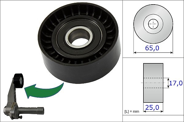 INA BDC FEAD tensioner pulley