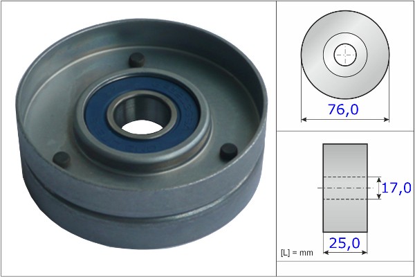 INA BDC FEAD tensioner pulley