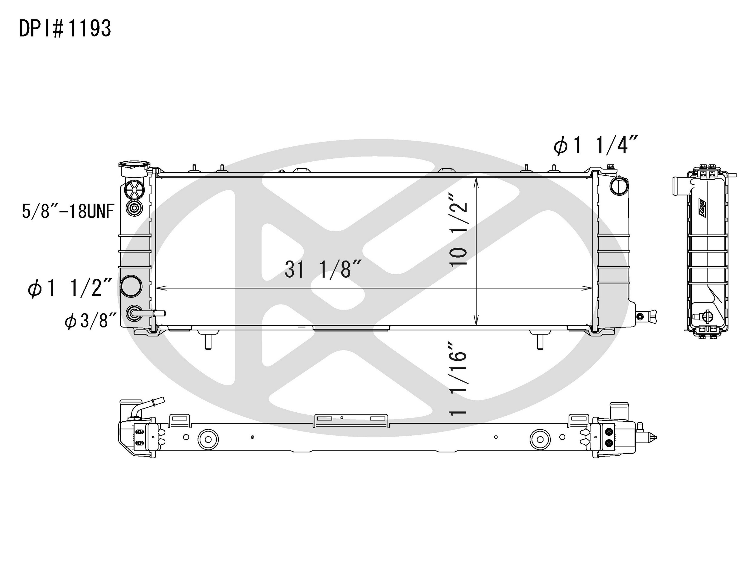 Koyorad Radiator A1193
