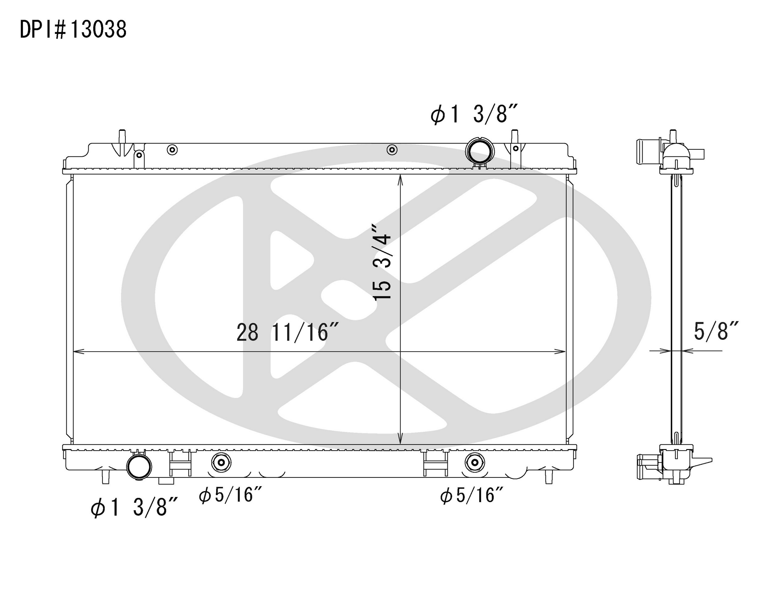 Koyorad Radiator A13038