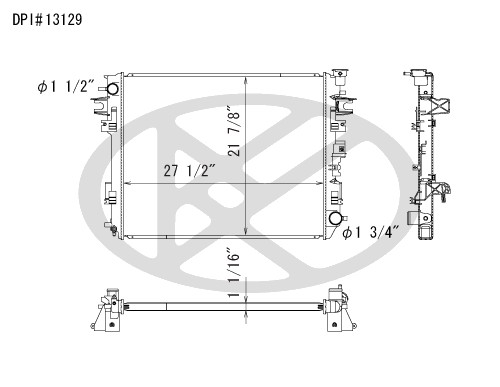 Koyorad Radiator A13129