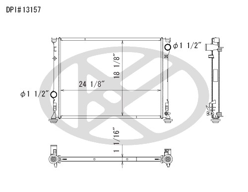 Koyorad Radiator A13157