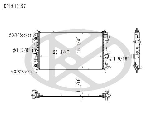Koyorad Radiator A13197