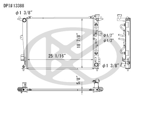 Koyorad Radiator A13388
