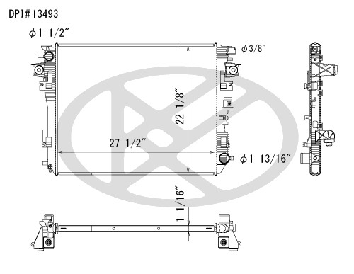 Koyorad Radiator A13493