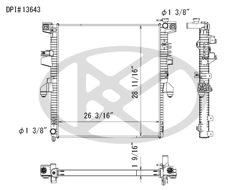 Koyorad Radiator A13643
