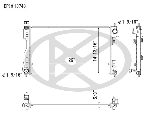 Koyorad Radiator A13748