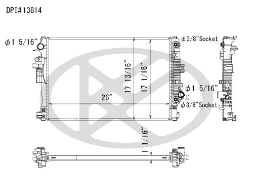 Koyorad Radiator A13814