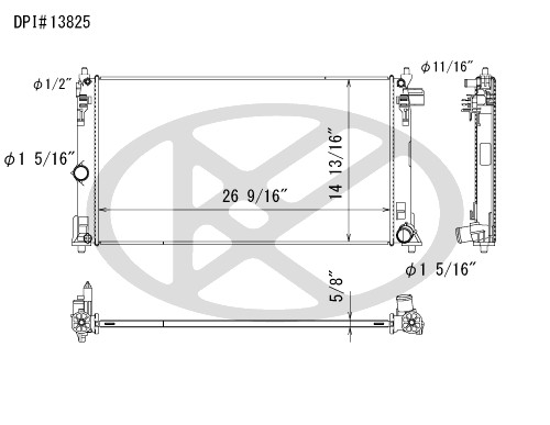 Koyorad Radiator A13825